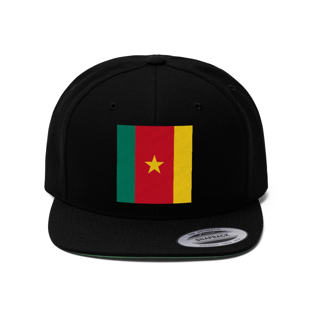 CAMEROON Unisex Flat Bill Hat