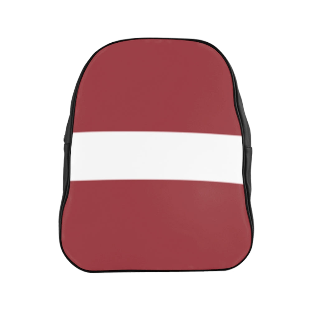 LATVIA FLAG School Backpack