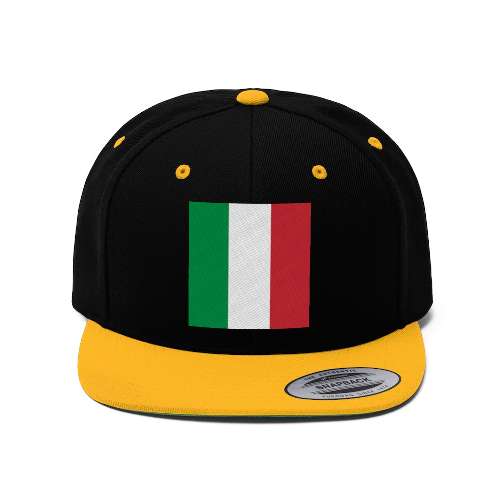 ITALY Unisex Flat Bill Hat