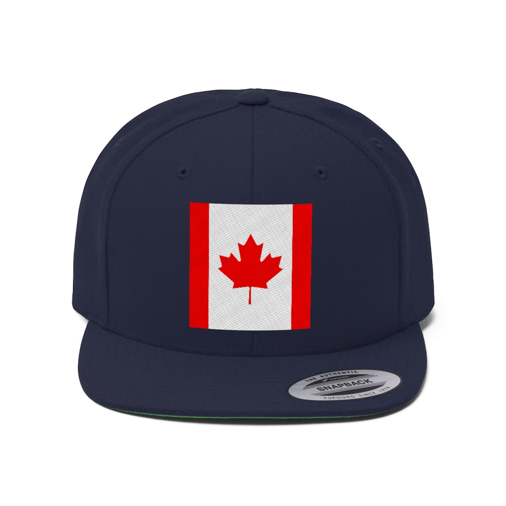 Canada Unisex Flat Bill Hat