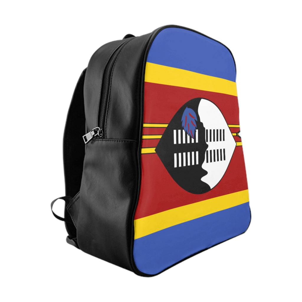 SWAZILAND- ESWATINI FLAG School Backpack