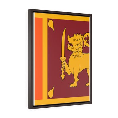 SRI LANKA Vertical Framed Premium Gallery Wrap Canvas