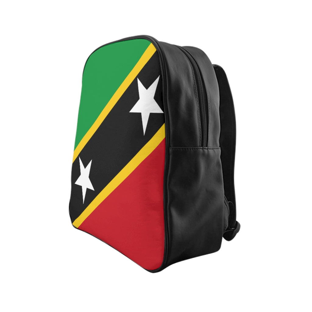 SAINT KITTS AND NEVIS FLAG School Backpack