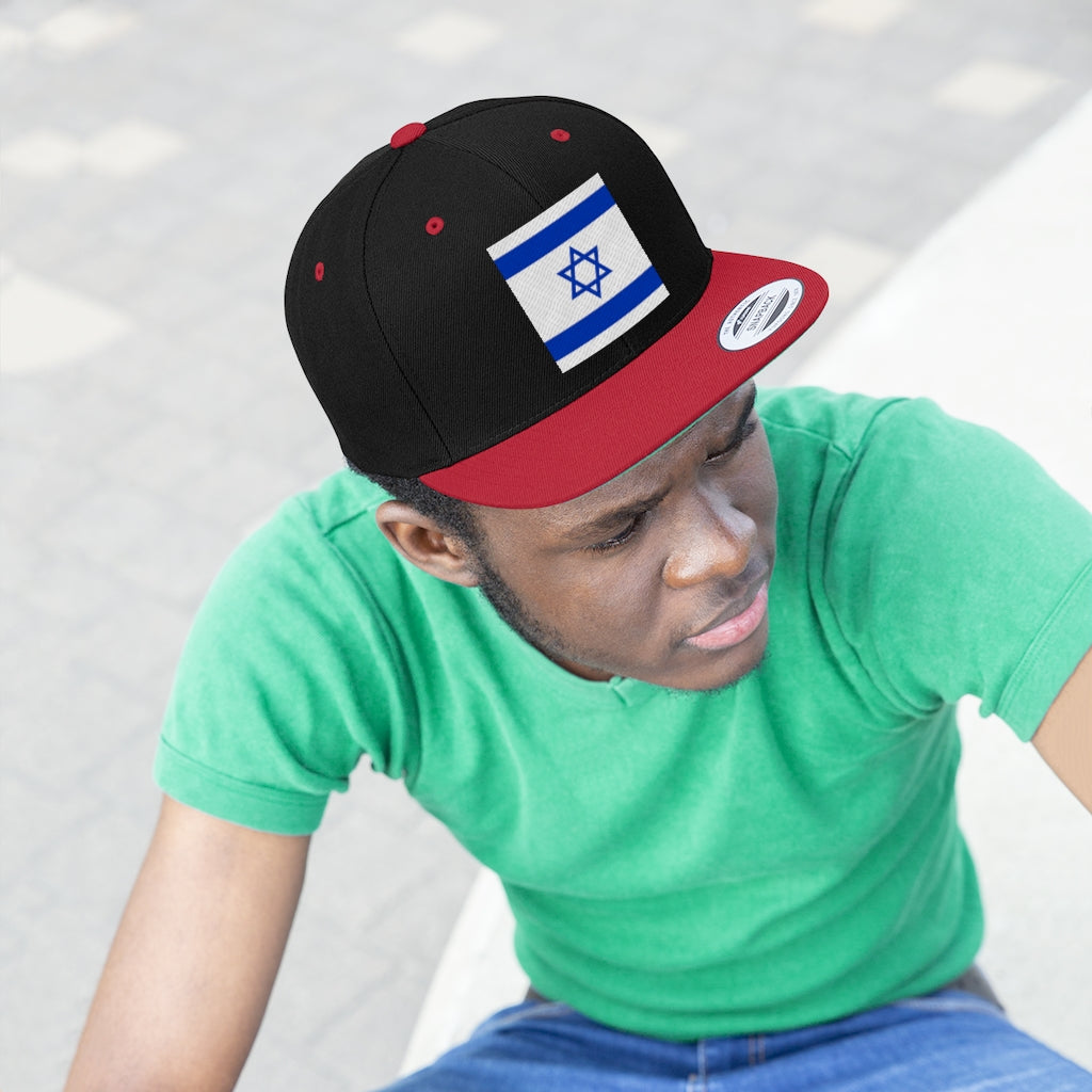 ISRAEL Unisex Flat Bill Hat