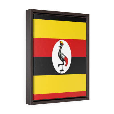 UGANDA Vertical Framed Premium Gallery Wrap Canvas