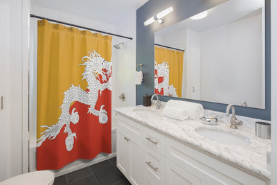 BHUTAN Shower Curtains