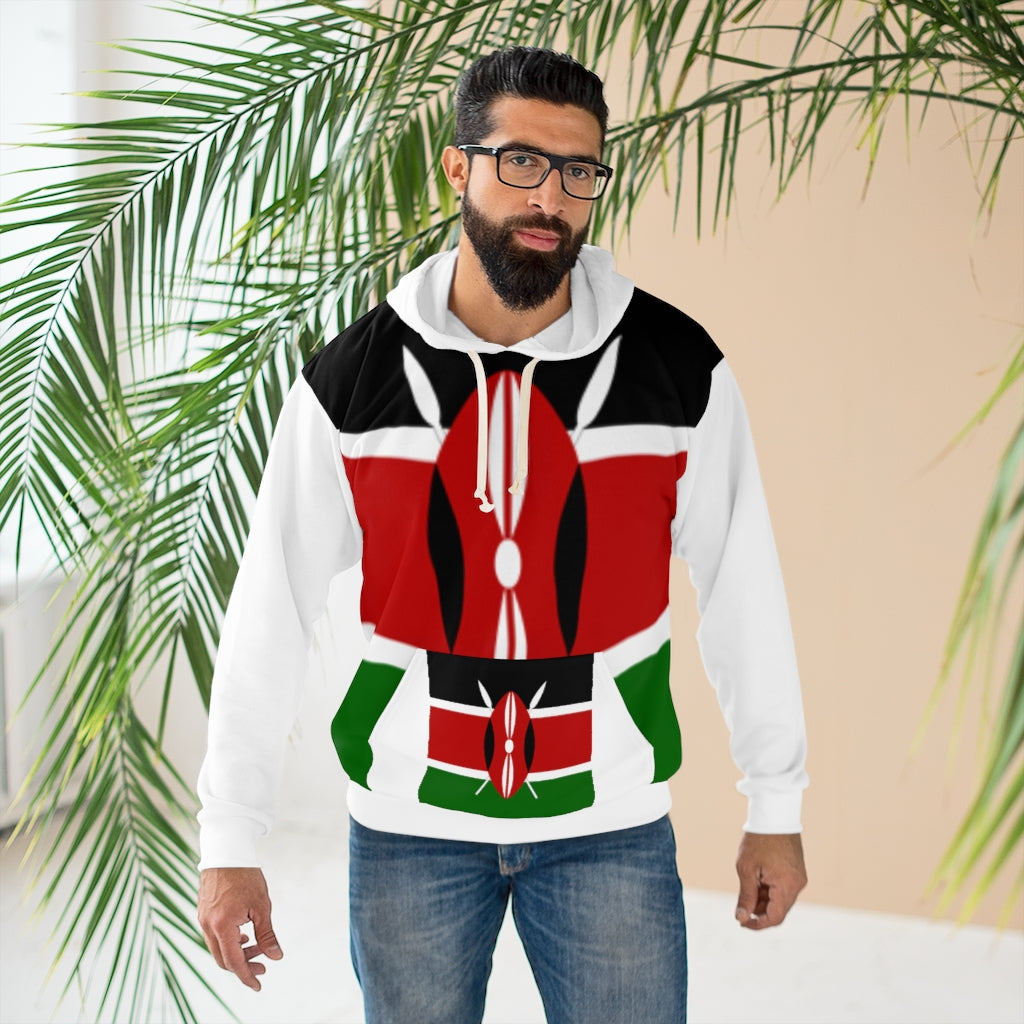 Kenya AOP Unisex Pullover Hoodie