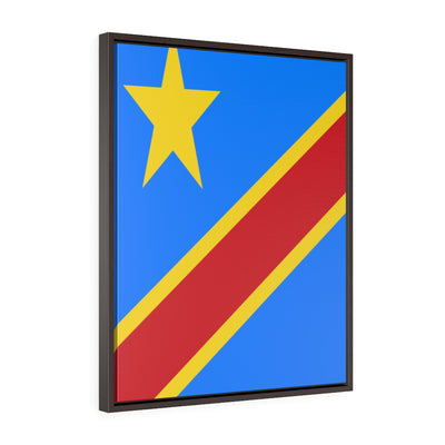 CONGO DEMOCRATIC Vertical Framed Premium Gallery Wrap Canvas