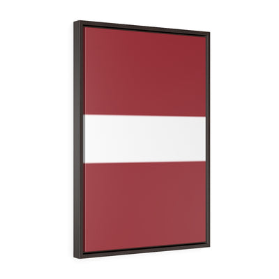 LATVIA Vertical Framed Premium Gallery Wrap Canvas