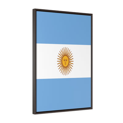 ARGENTINA Vertical Framed Premium Gallery Wrap Canvas