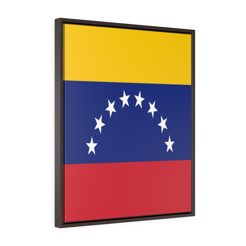 VENEZUELA Vertical Framed Premium Gallery Wrap Canvas