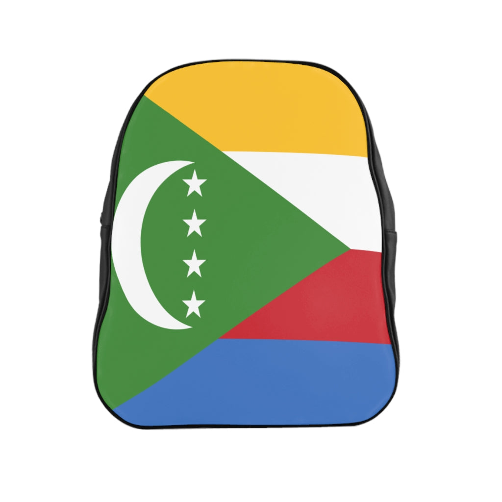 COMOROS FLAG School Backpack