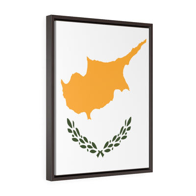 CYPRUS Vertical Framed Premium Gallery Wrap Canvas