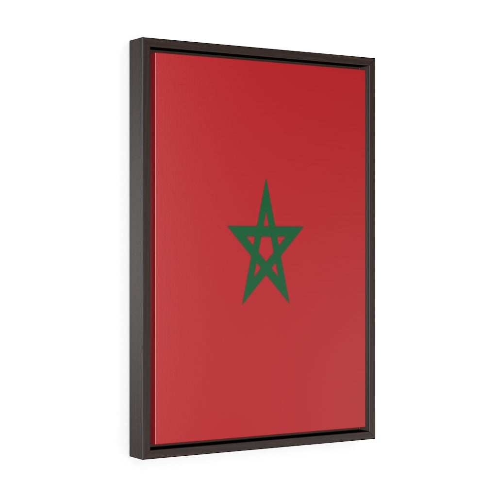 MOROCCO Vertical Framed Premium Gallery Wrap Canvas