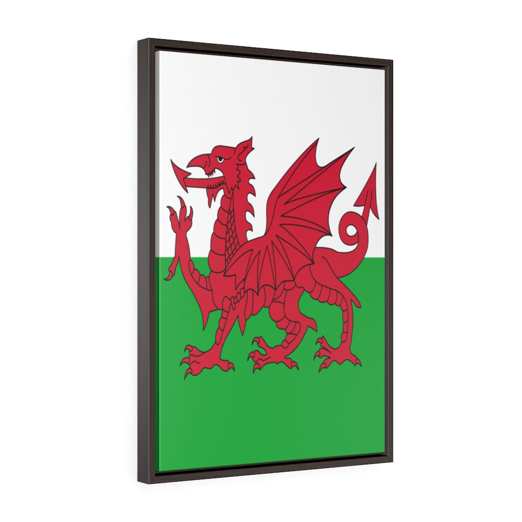 WALES Vertical Framed Premium Gallery Wrap Canvas