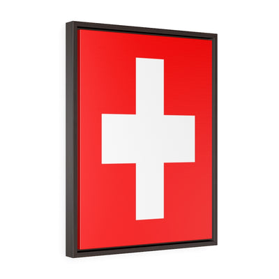 SWITZERLAND Vertical Framed Premium Gallery Wrap Canvas