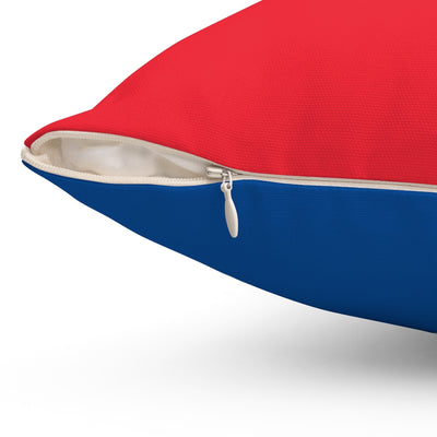 Austria flag Spun Polyester Square Pillow