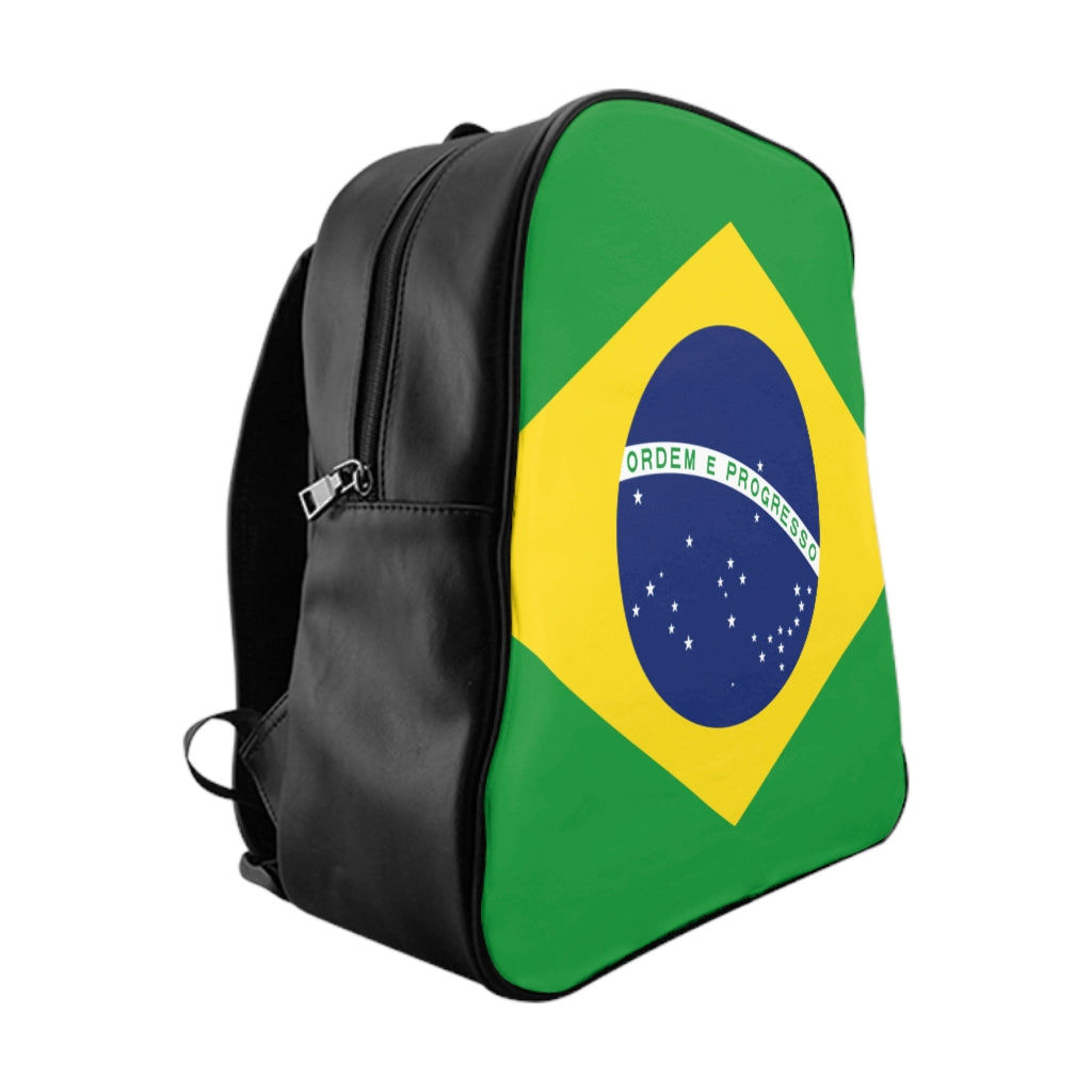 BRAZIL FLAG School Backpack