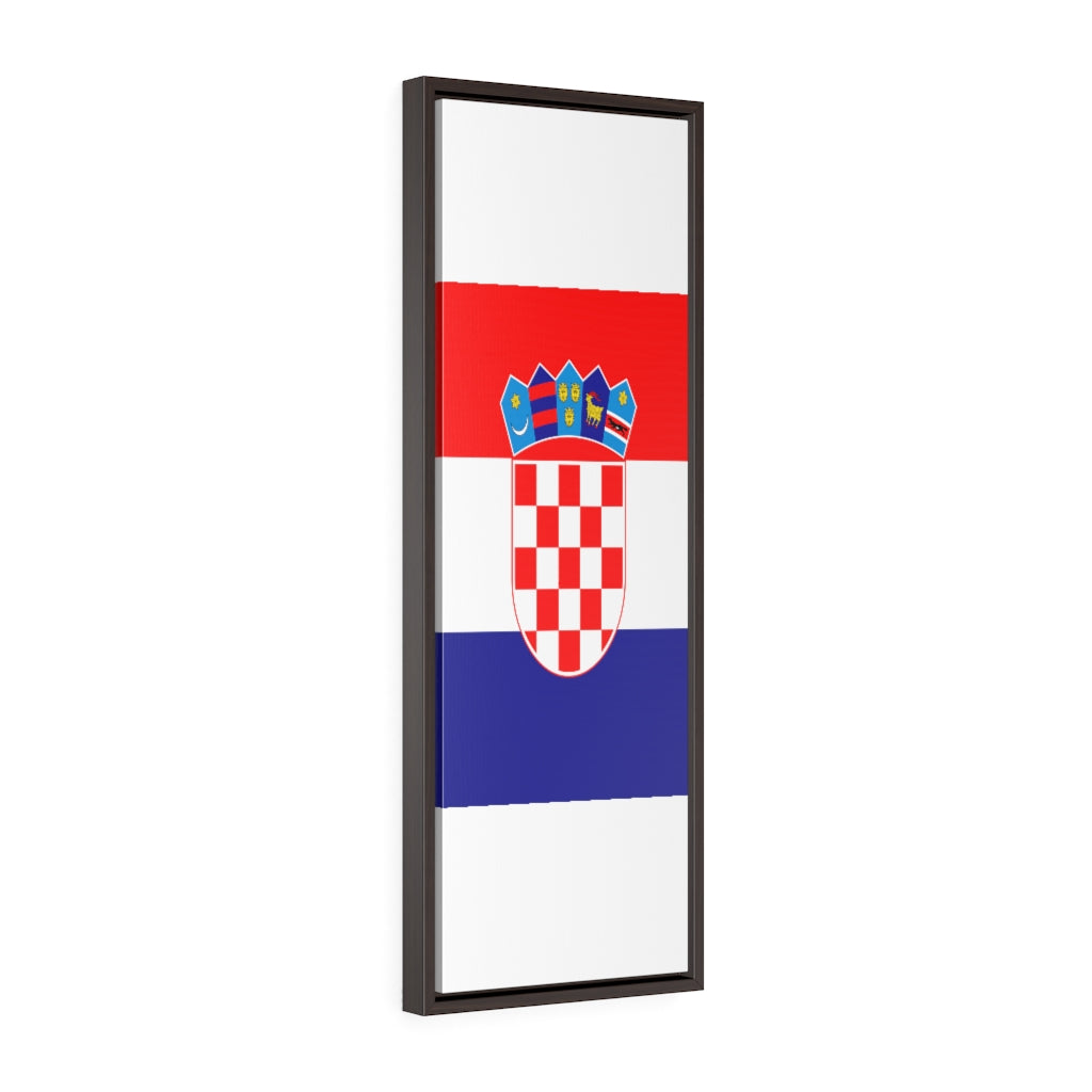 CROATIA Vertical Framed Premium Gallery Wrap Canvas