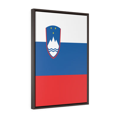 SLOVENIA Vertical Framed Premium Gallery Wrap Canvas