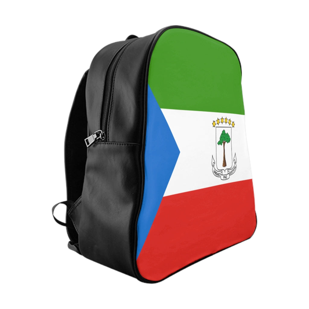 EQUATORIAL GUINEA FLAG School Backpack