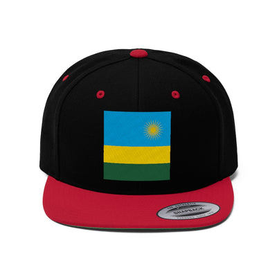 RWANDA Unisex Flat Bill Hat