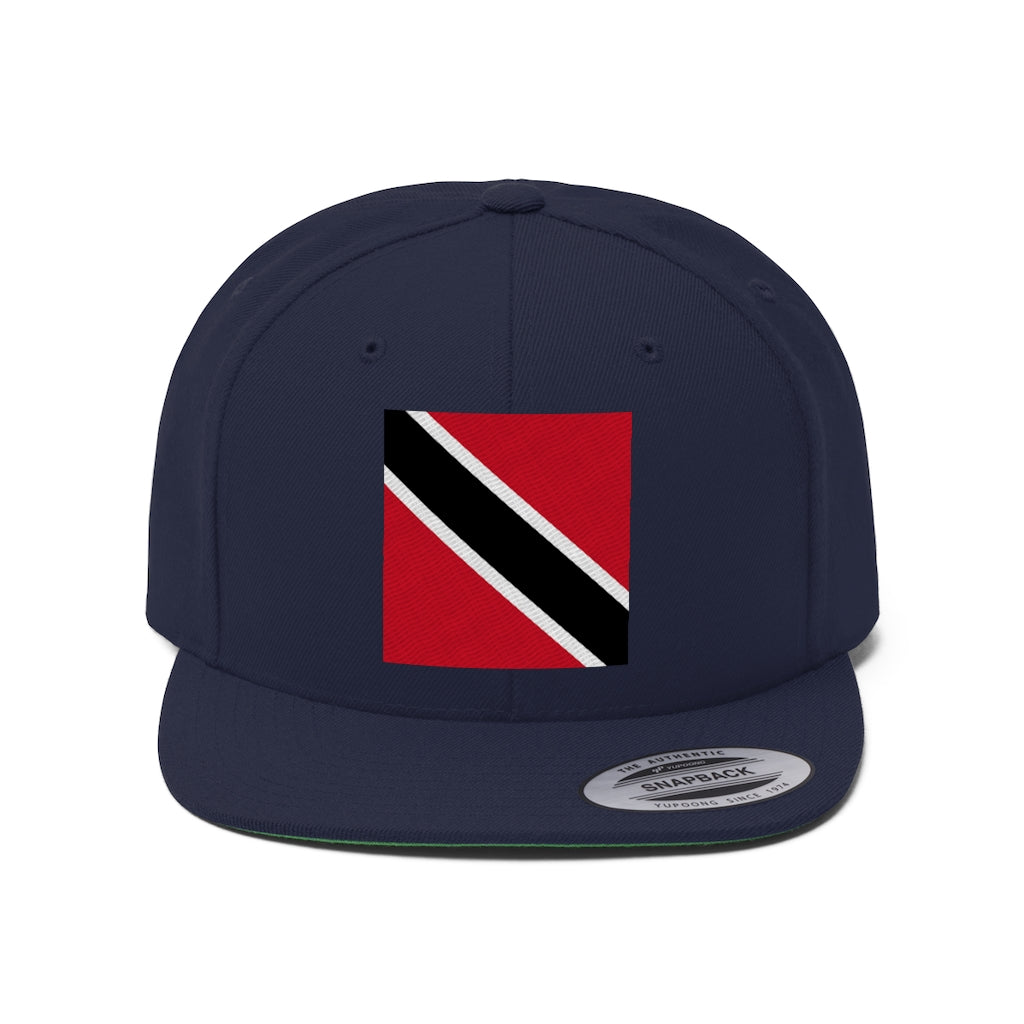 TRINIDAD AND TOBAGO Unisex Flat Bill Hat