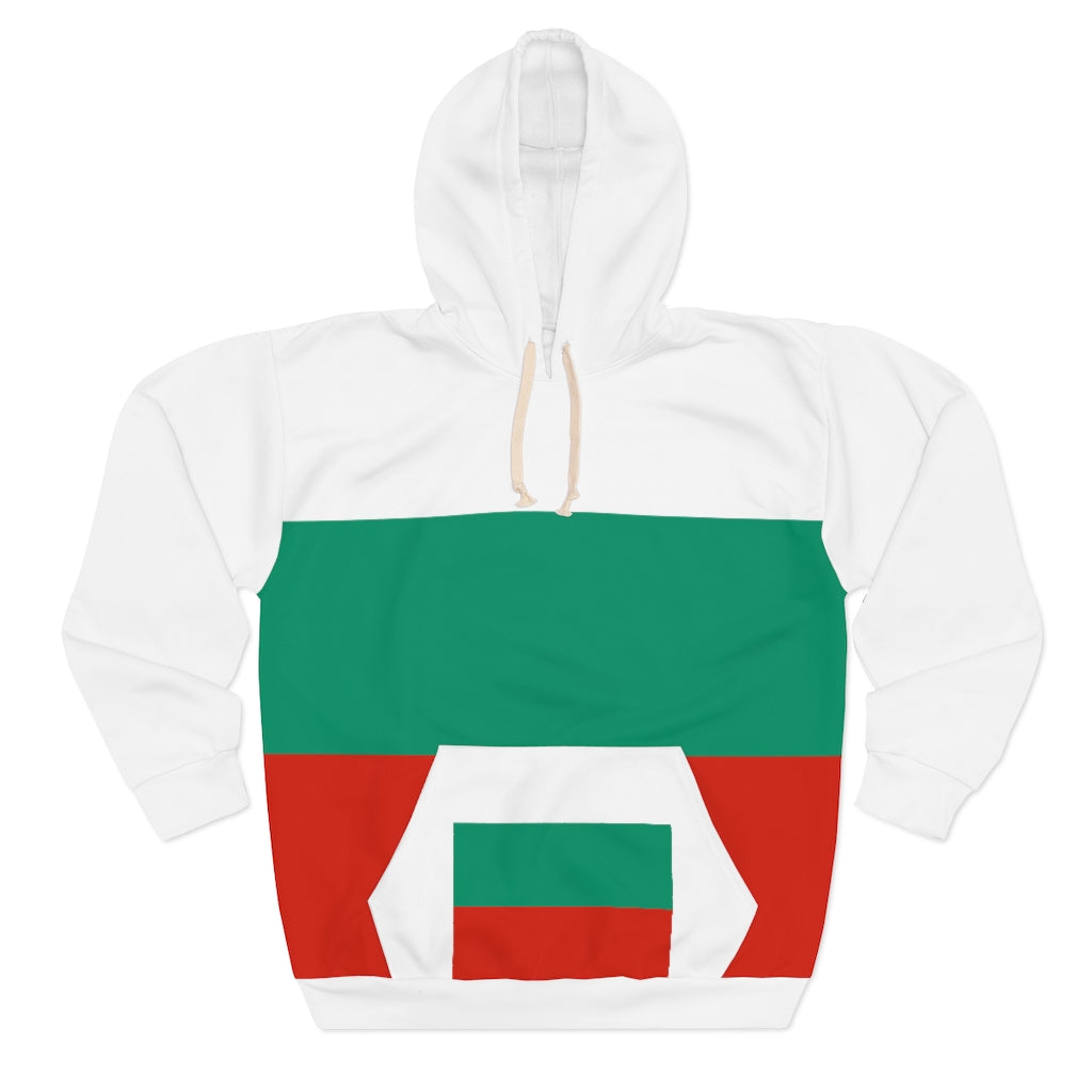 Bulgaria AOP Unisex Pullover Hoodie