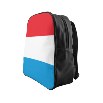 LUXEMBOURG FLAG School Backpack