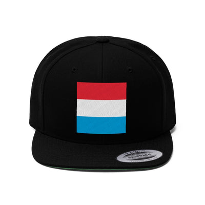 LUXEMBOURG Unisex Flat Bill Hat