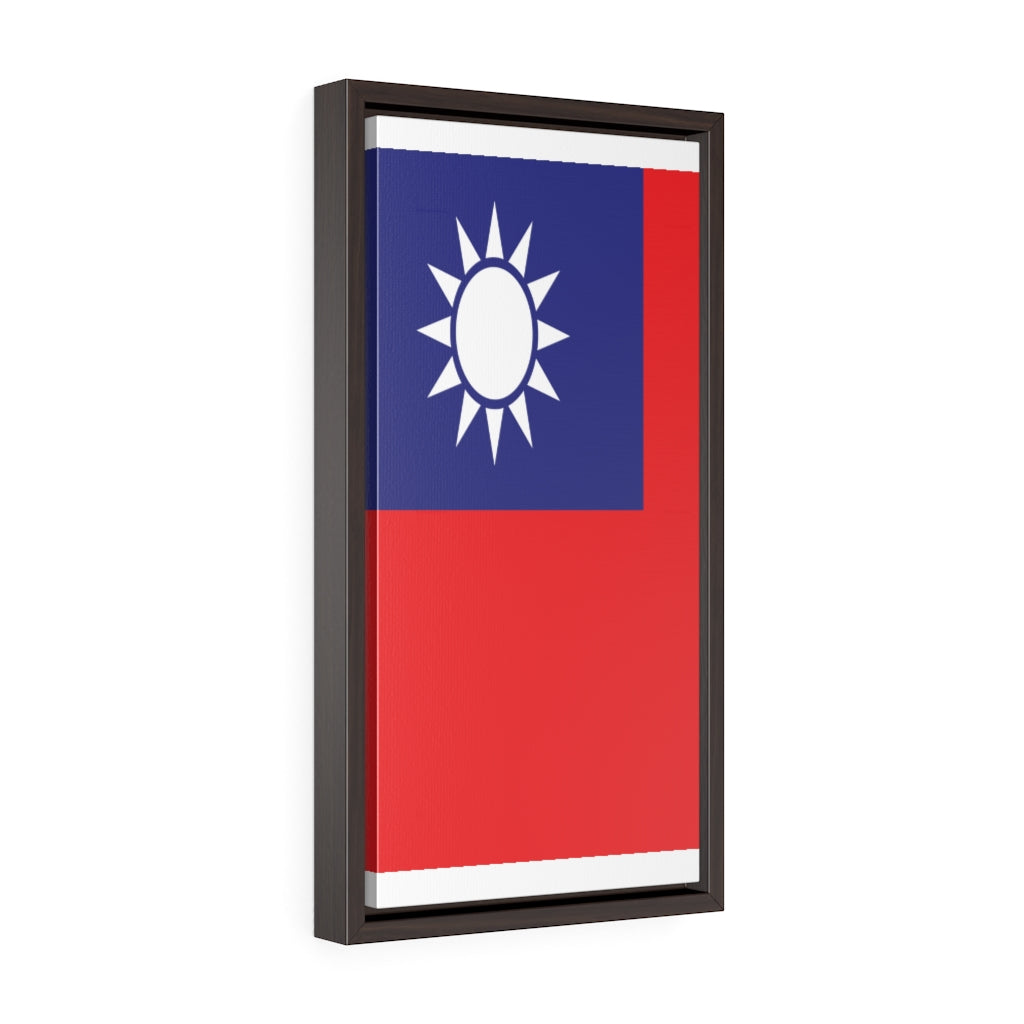 TAIWAN Vertical Framed Premium Gallery Wrap Canvas