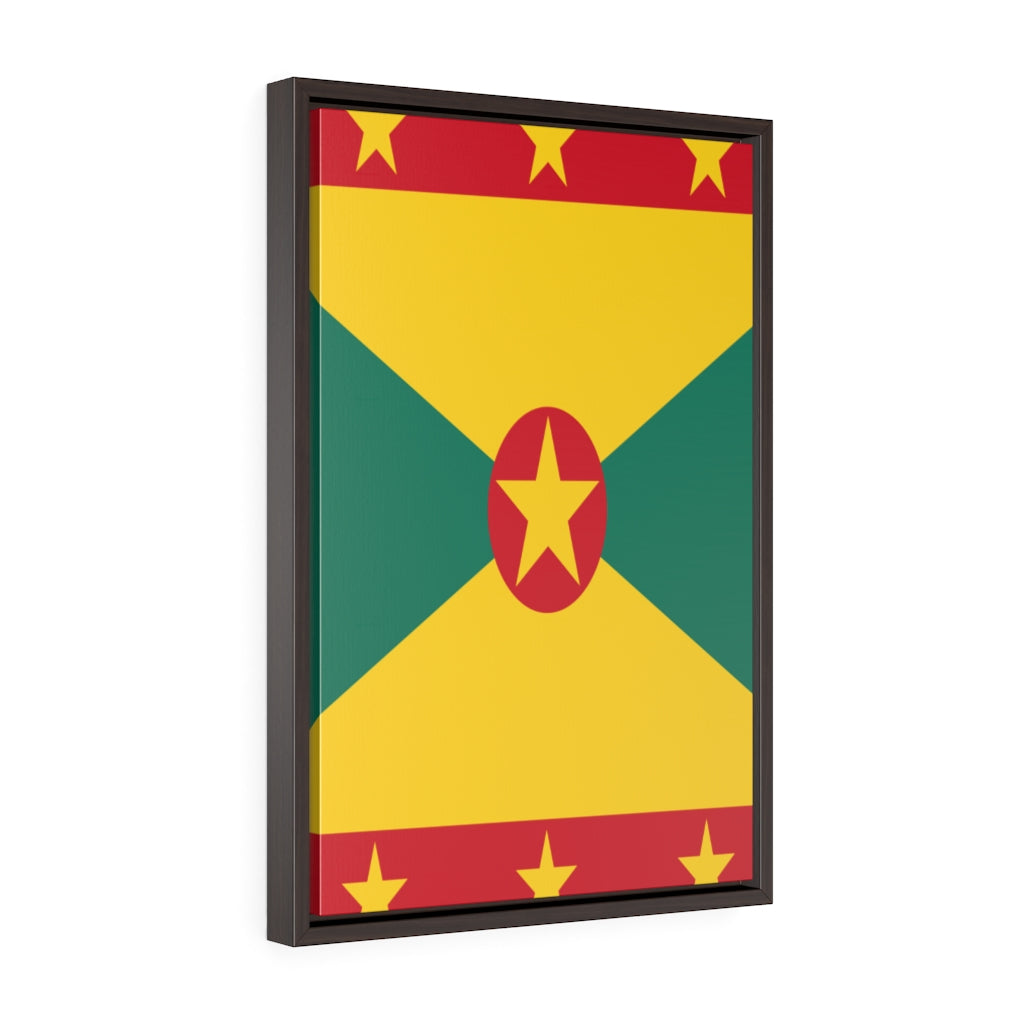 GRENADA Vertical Framed Premium Gallery Wrap Canvas