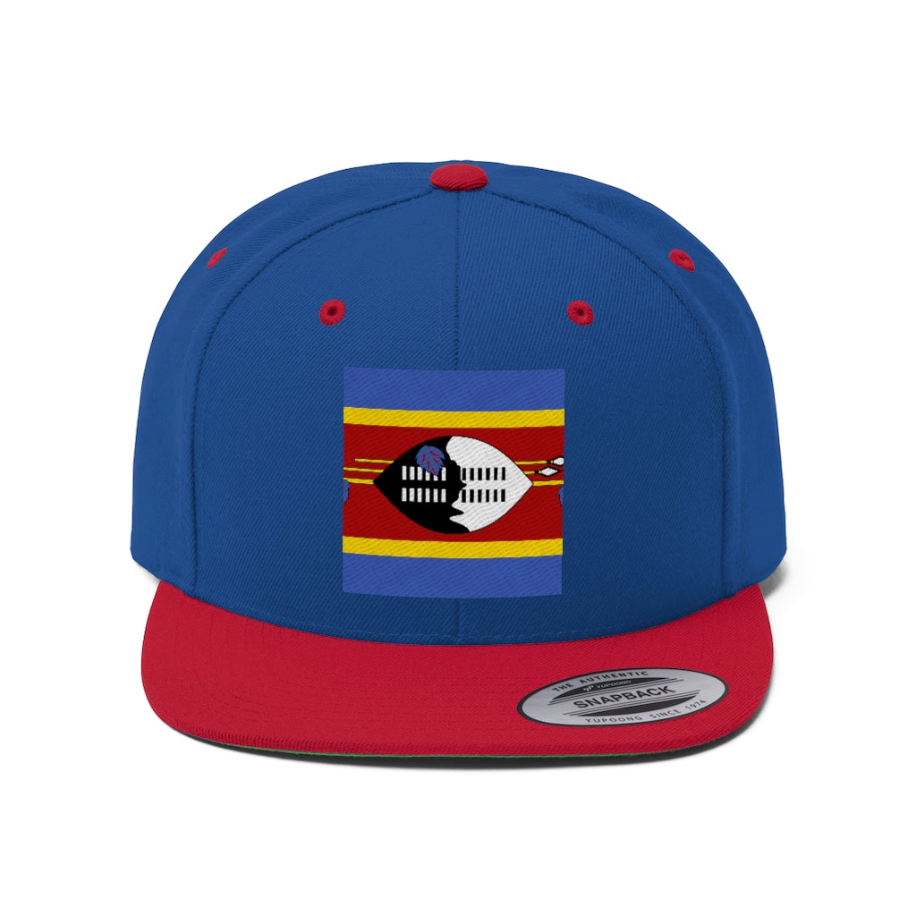 SWAZILAND Unisex Flat Bill Hat