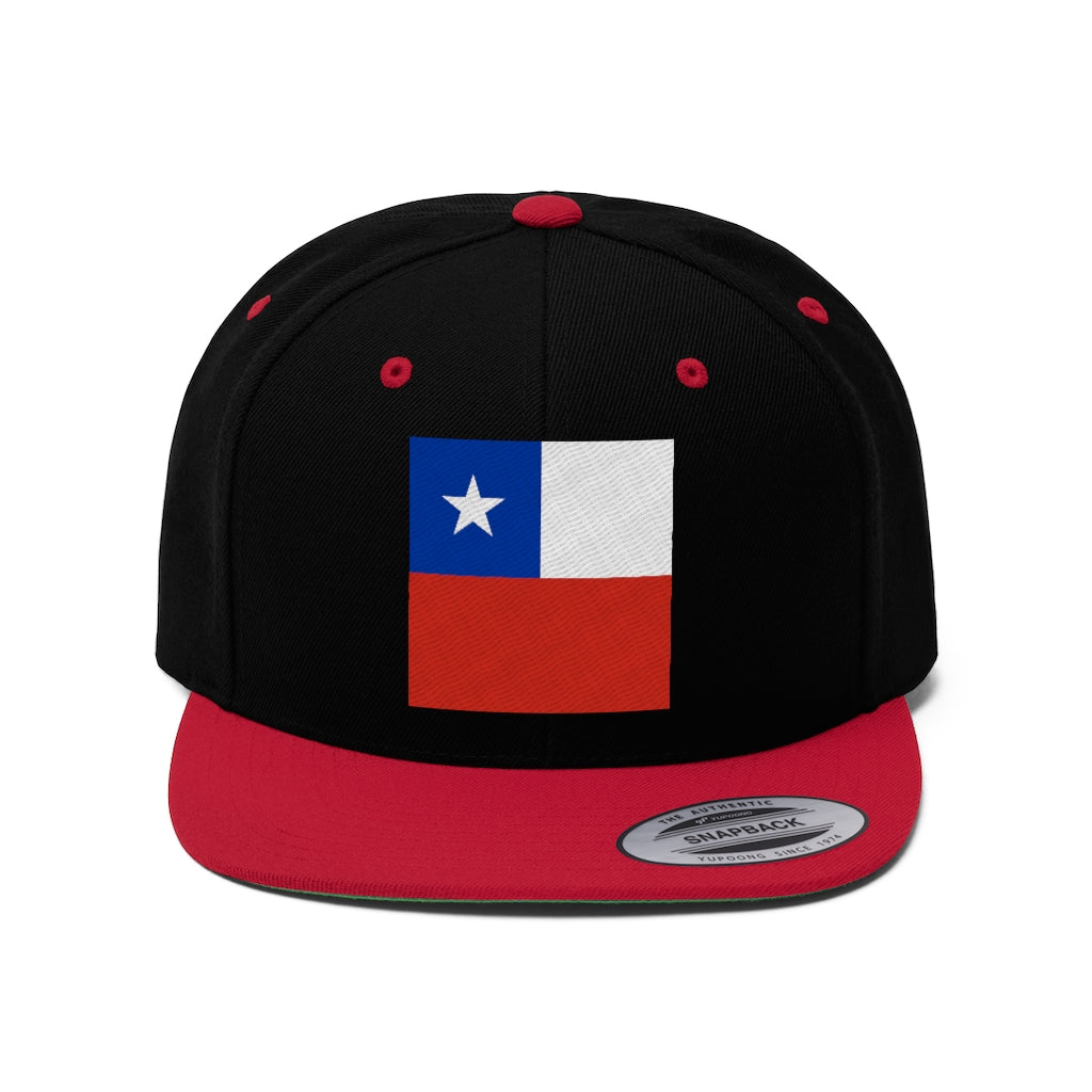 CHILE Unisex Flat Bill Hat