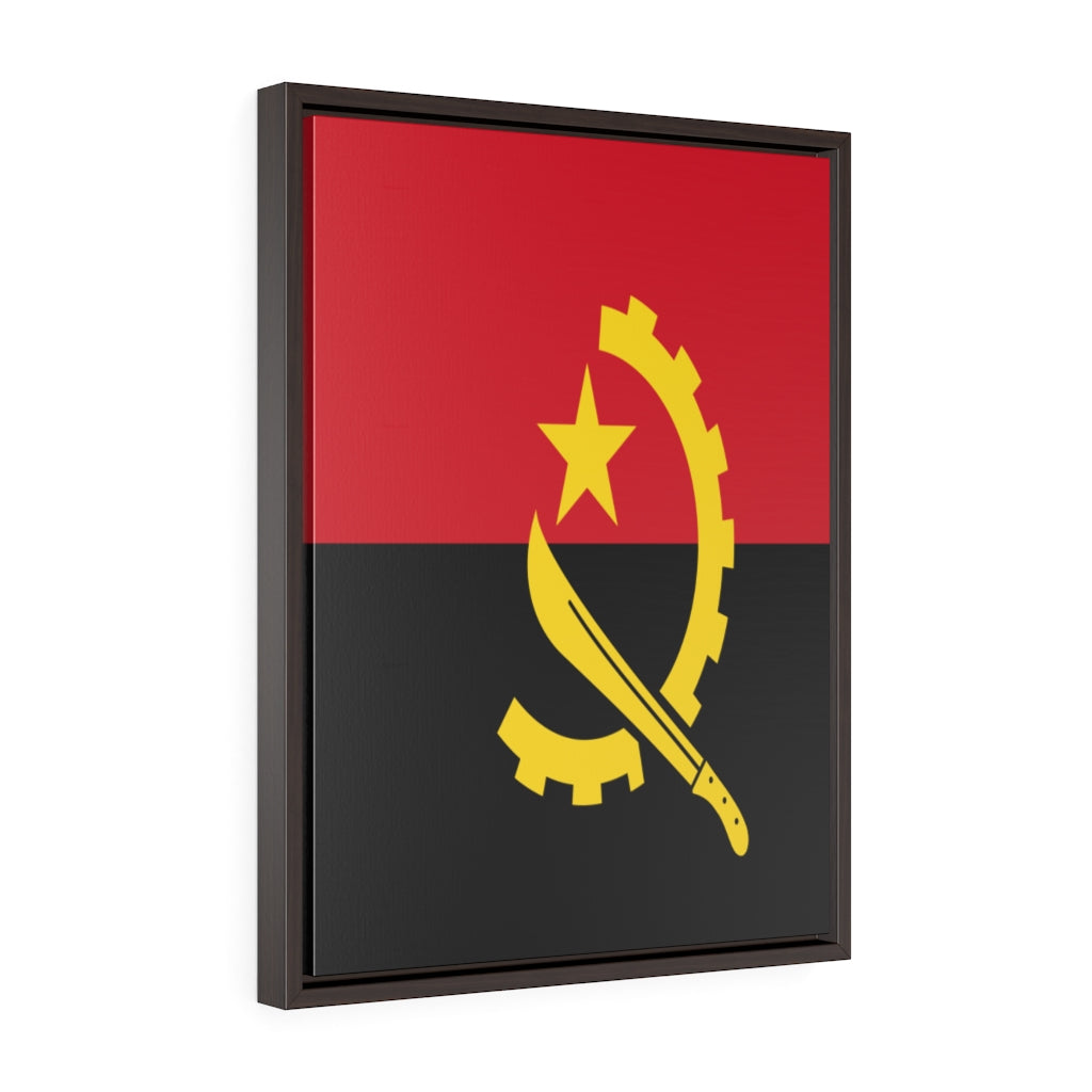 ANGOLA Vertical Framed Premium Gallery Wrap Canvas