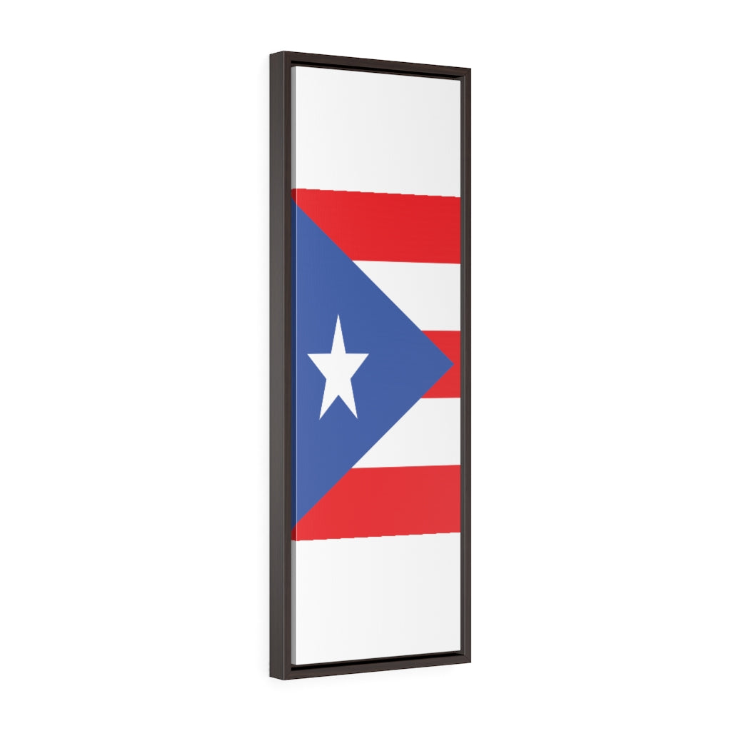 PUERTO RICO Vertical Framed Premium Gallery Wrap Canvas