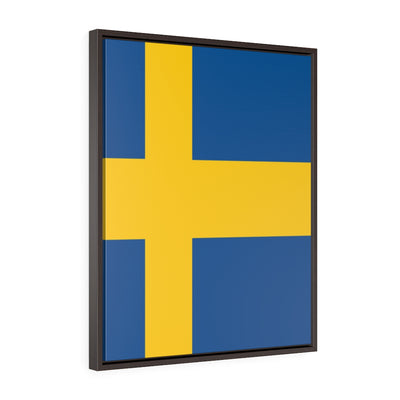 SWEDEN  Vertical Framed Premium Gallery Wrap Canvas