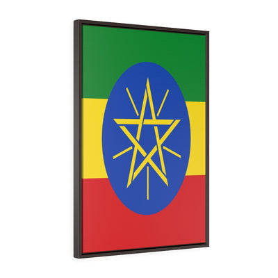 ETHIOPIA Vertical Framed Premium Gallery Wrap Canvas