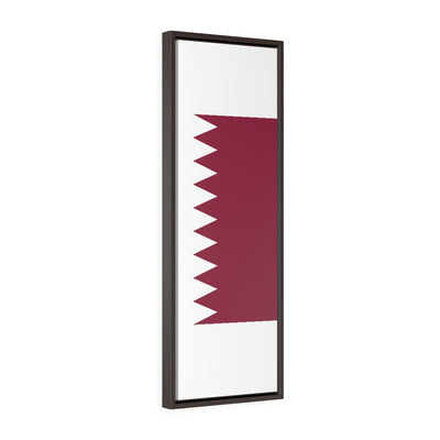 QATAR Vertical Framed Premium Gallery Wrap Canvas