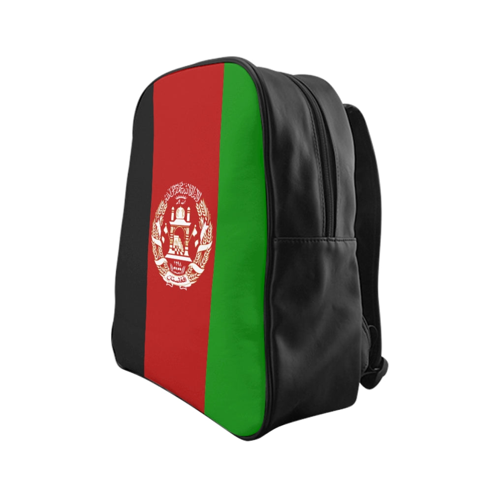 Afghanistan flag School Backpack