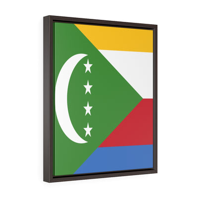 COMOROS Vertical Framed Premium Gallery Wrap Canvas