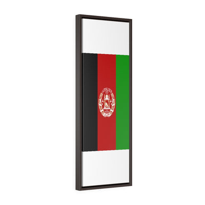 Afghanistan Vertical Framed Premium Gallery Wrap Canvas