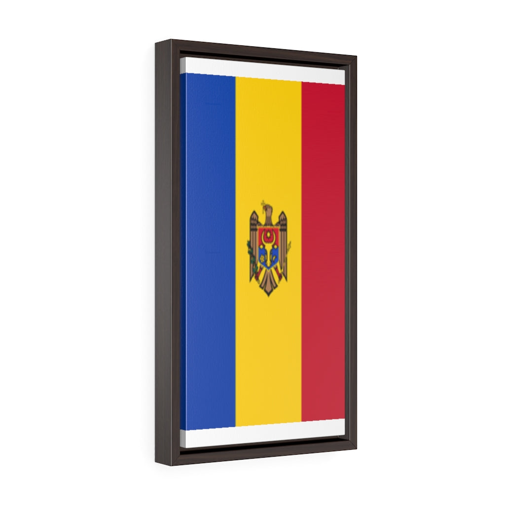 MOLDOVA Vertical Framed Premium Gallery Wrap Canvas