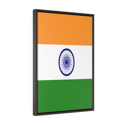 INDIA Vertical Framed Premium Gallery Wrap Canvas