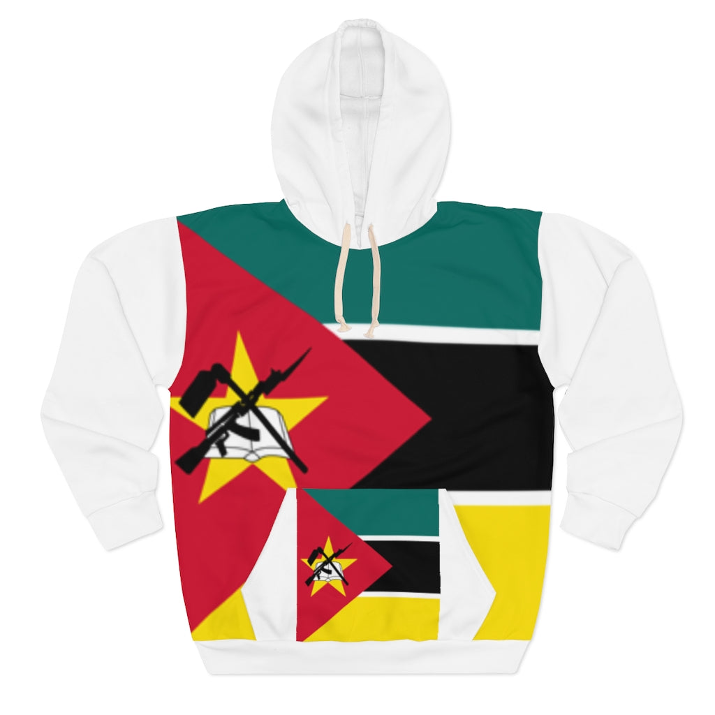 Mozambique AOP Unisex Pullover Hoodie