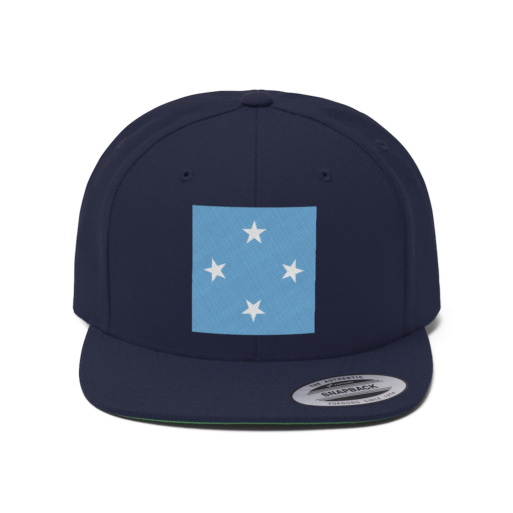 MICRONESIA Unisex Flat Bill Hat