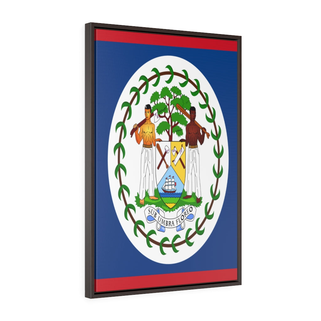 BELIZE Vertical Framed Premium Gallery Wrap Canvas