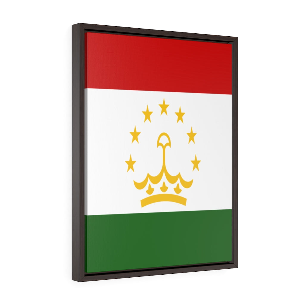 TAJIKISTAN Vertical Framed Premium Gallery Wrap Canvas