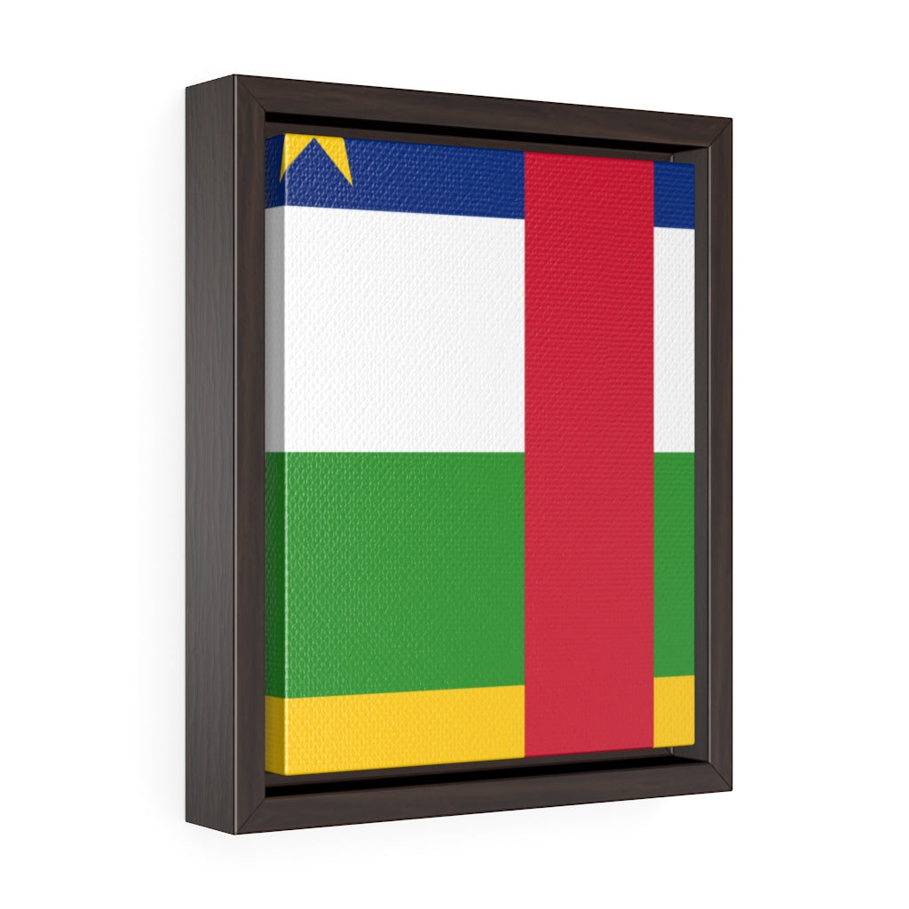 CENTRAL AFRICAN REPUBLIC Vertical Framed Premium Gallery Wrap Canvas