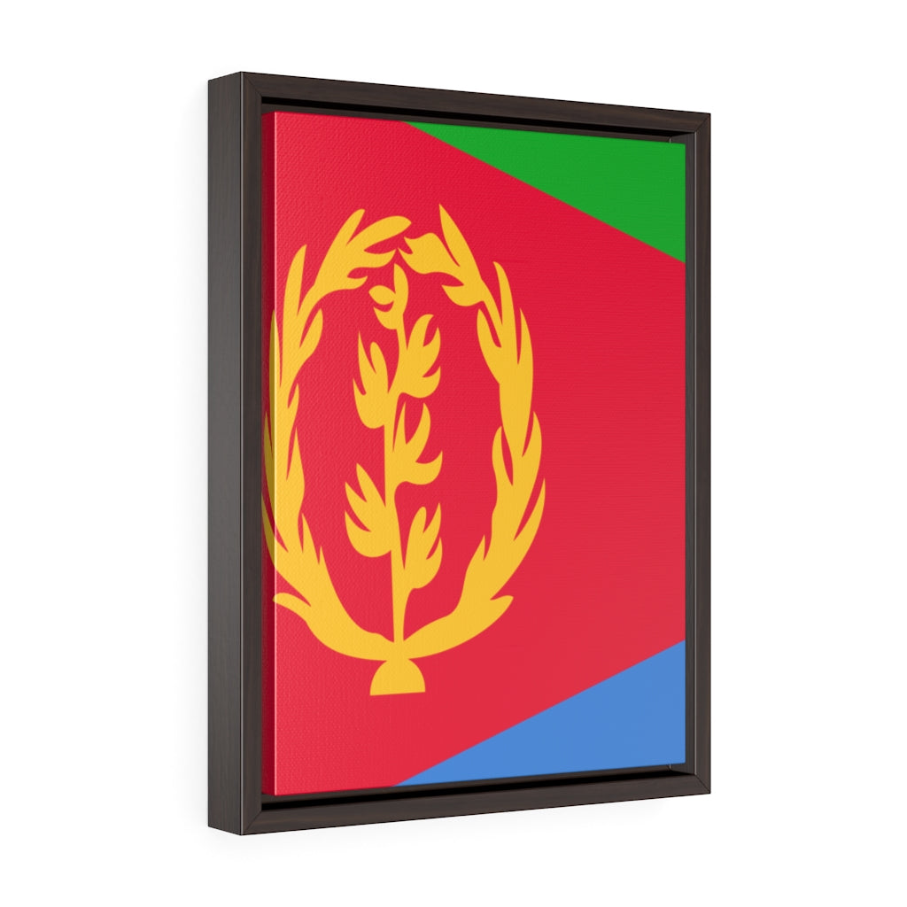 ERITREA Vertical Framed Premium Gallery Wrap Canvas